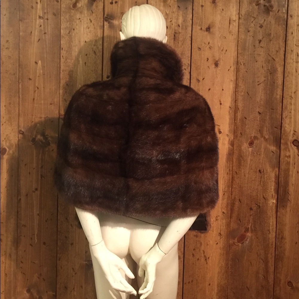 Custom Fur Cape Jacket - Picture 2 of 8
